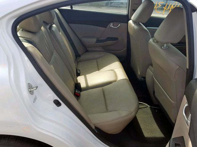 19XFB2F94DE070085 - 2013 HONDA CIVIC EXL 白色 照片 6