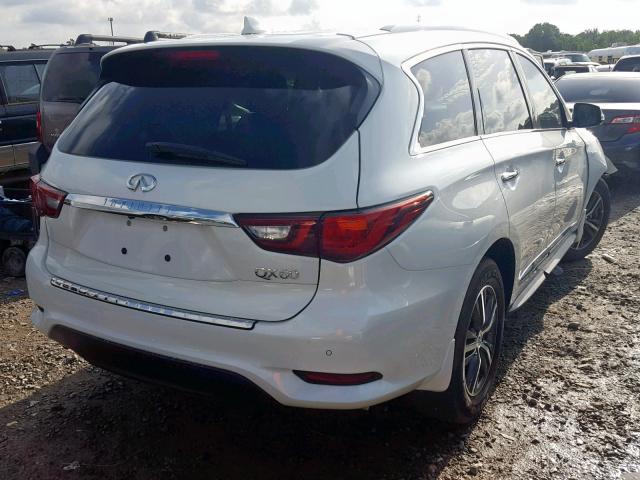 5N1DL0MN0KC552299 - 2019 INFINITI QX60 LUXE WHITE photo 4