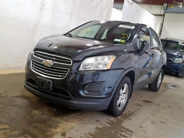 3GNCJPSBXFL254240 - 2015 CHEVROLET TRAX 1LS BLACK photo 2