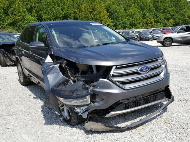 2FMPK4K8XFBC31347 - 2015 FORD EDGE TITAN SILVER photo 1