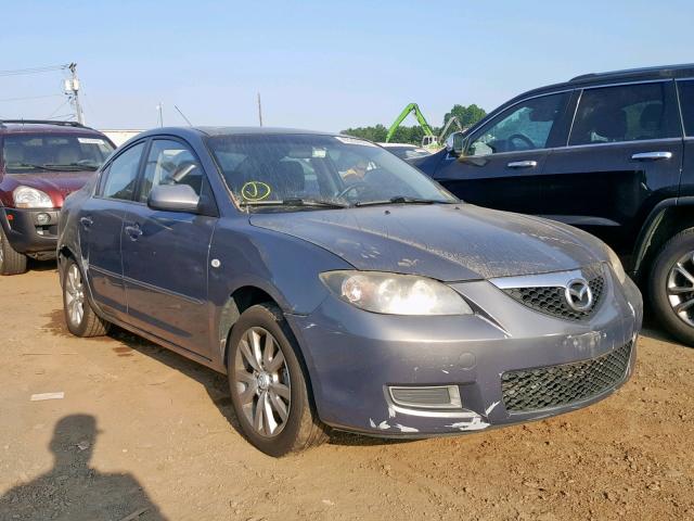 JM1BK32G381878428 - 2008 MAZDA 3 I GRAY photo 1