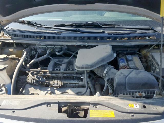 2FMDK3JC6ABB54231 - 2010 FORD EDGE SEL SILVER photo 7