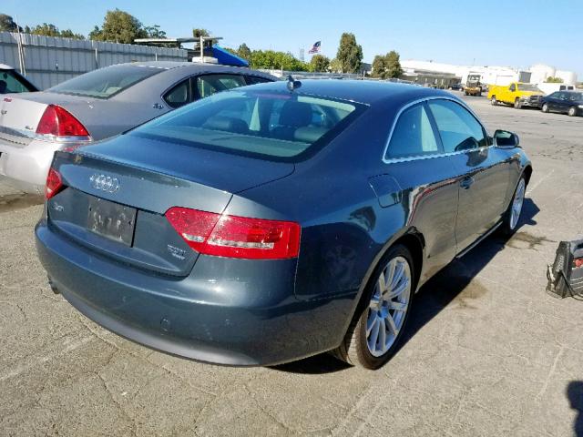 WAULFAFR4BA066665 - 2011 AUDI A5 PREMIUM GRAY photo 4