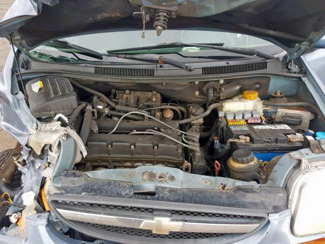 KL1TD56686B555292 - 2006 CHEVROLET AVEO BASE Mavi foto 7