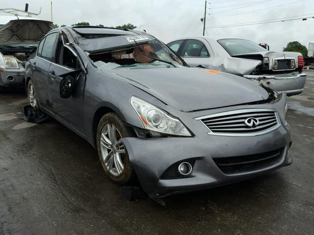 JN1CV6AP6DM726055 - 2013 INFINITI G37 BASE SILVER photo 1