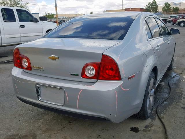 1G1ZC5EU4BF148247 - 2011 CHEVROLET MALIBU 1LT 银色 照片 4