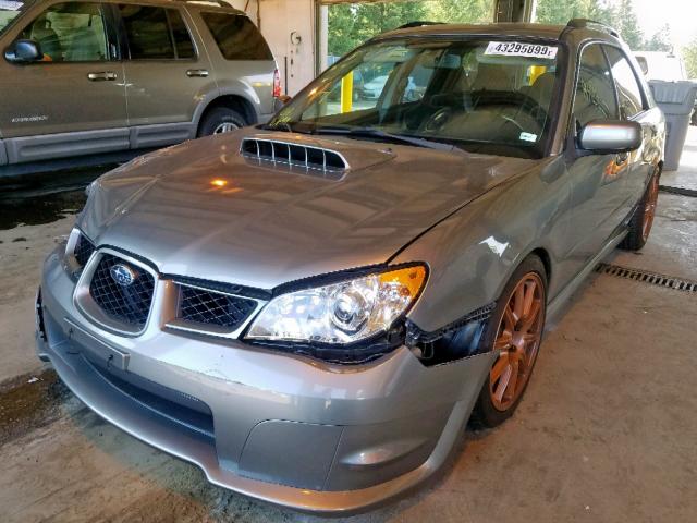 JF1GG74687G815300 - 2007 SUBARU IMPREZA WR SILVER photo 2