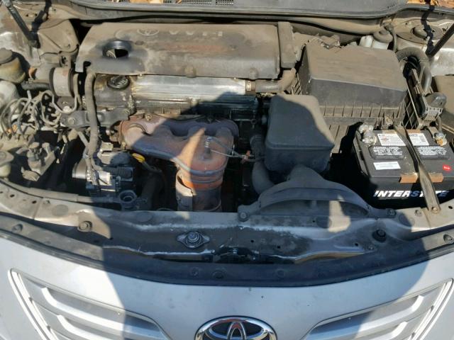 4T1BE46K87U647092 - 2007 TOYOTA CAMRY NEW SILVER photo 7