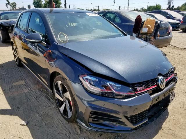 3VW447AU6JM284097 - 2018 VOLKSWAGEN GTI S/SE BLACK photo 1