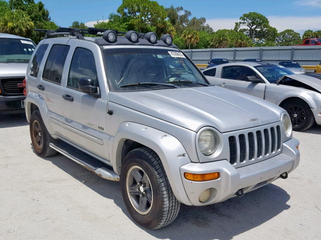 1J4GL38K43W657876 - 2003 JEEP LIBERTY RE SILVER photo 1