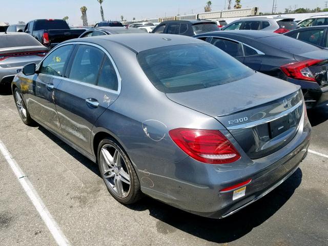 WDDZF4JB6HA163843 - 2017 MERCEDES-BENZ E 300 GRAY photo 3