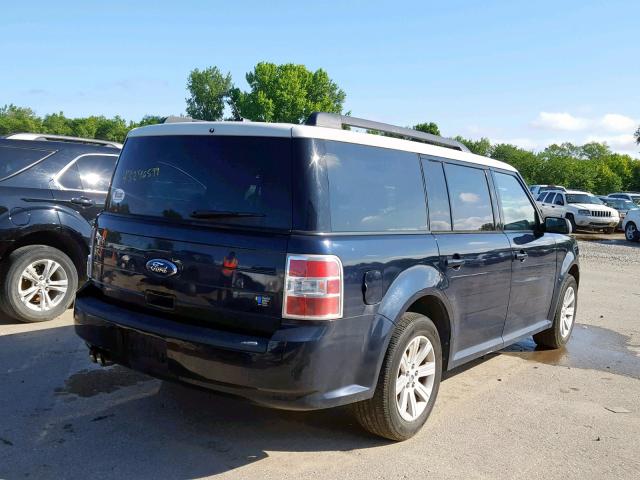 2FMGK5BC0ABA25800 - 2010 FORD FLEX SE BLUE photo 4