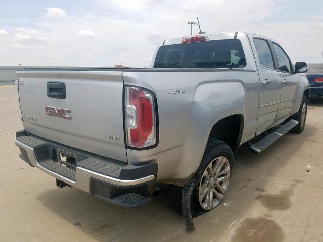 1GTG6CE38F1168196 - 2015 GMC CANYON SLT GRAY photo 4