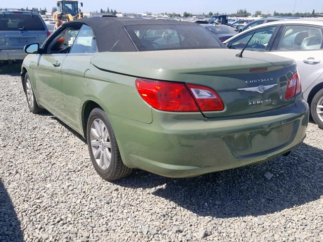 1C3BC5ED2AN172256 - 2010 CHRYSLER SEBRING TO GREEN photo 3