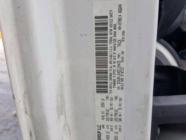 3C6URVJDXEE120433 - 2014 RAM PROMASTER 白色 照片 10