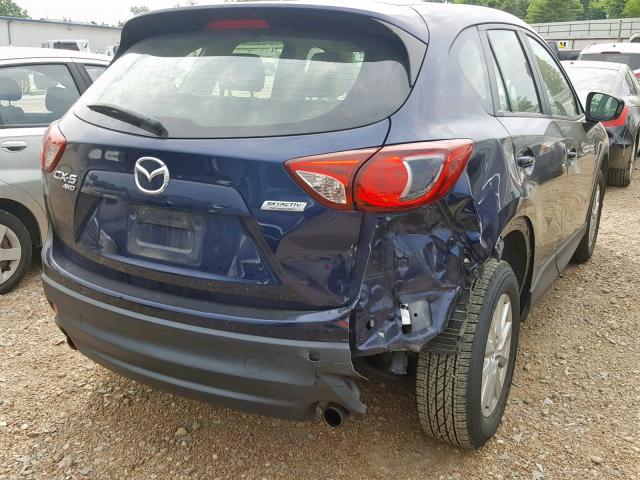 JM3KE4BE1D0161805 - 2013 MAZDA CX-5 SPORT BLUE photo 4