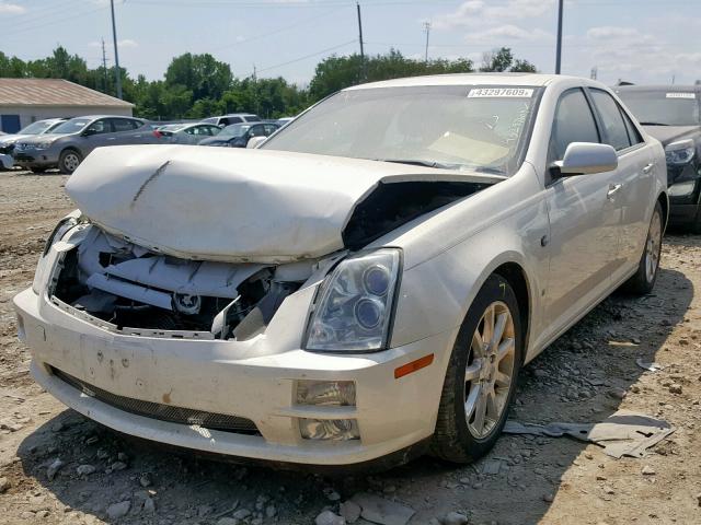 1G6DW677360214918 - 2006 CADILLAC STS WHITE photo 2