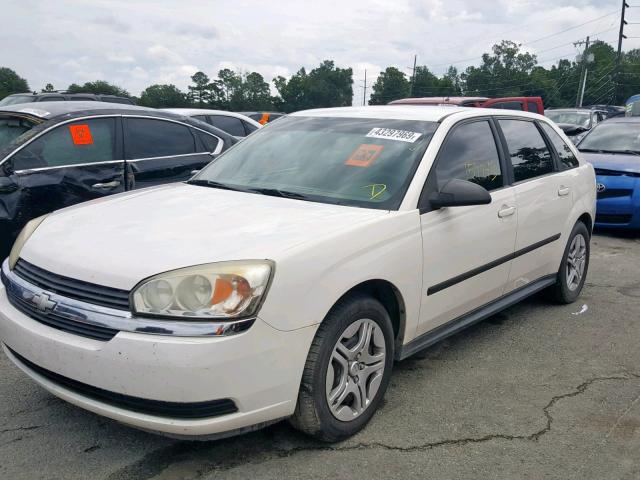 1G1ZS62825F215755 - 2005 CHEVROLET MALIBU MAX 白色 照片 2