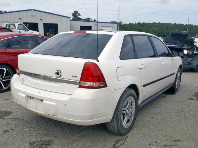 1G1ZS62825F215755 - 2005 CHEVROLET MALIBU MAX 白色 照片 4