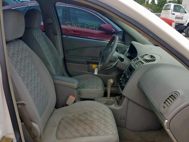 1G1ZS62825F215755 - 2005 CHEVROLET MALIBU MAX 白色 照片 5