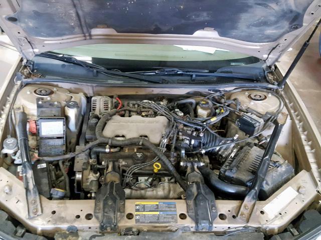 2G1WF52E759301658 - 2005 CHEVROLET IMPALA WHITE photo 7