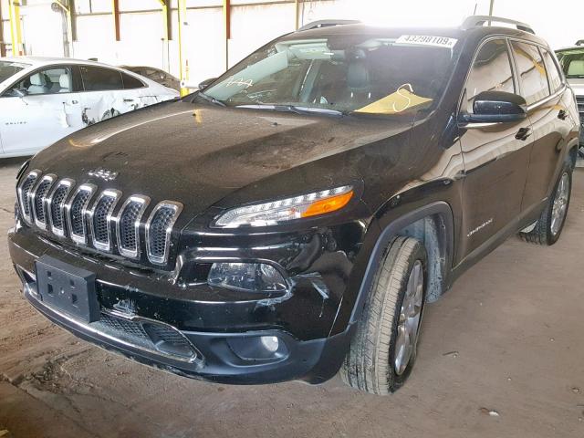 1C4PJMDBXHW537031 - 2017 JEEP CHEROKEE L BLACK photo 2