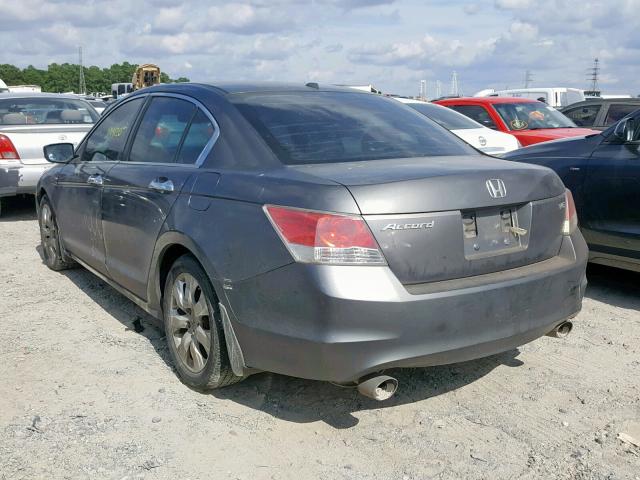 1HGCP36869A027932 - 2009 HONDA ACCORD EXL GRAY photo 3