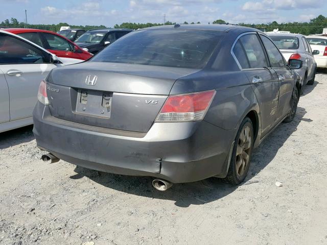 1HGCP36869A027932 - 2009 HONDA ACCORD EXL GRAY photo 4