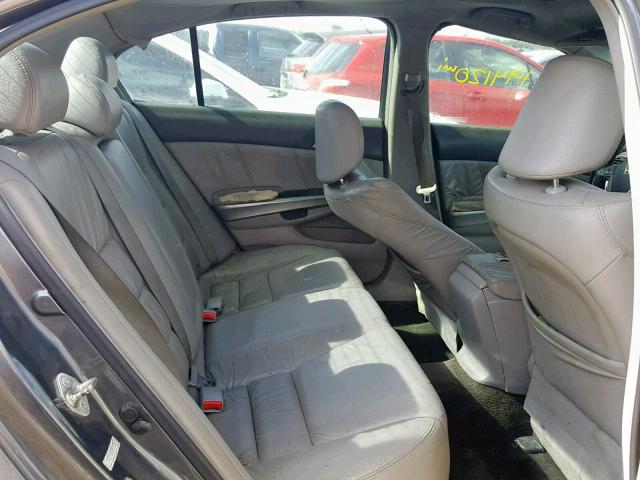 1HGCP36869A027932 - 2009 HONDA ACCORD EXL GRAY photo 6