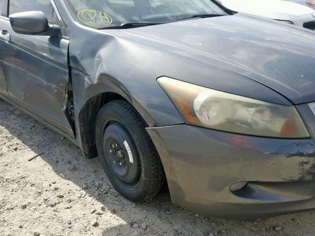 1HGCP36869A027932 - 2009 HONDA ACCORD EXL GRAY photo 9