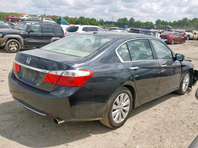 1HGCR2F8XFA013385 - 2015 HONDA ACCORD EXL BLACK photo 4