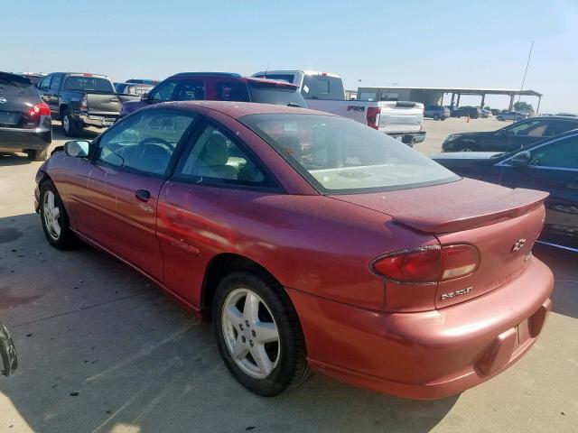 1G1JF12T8V7300764 - 1997 CHEVROLET CAVALIER Z MAROON photo 3