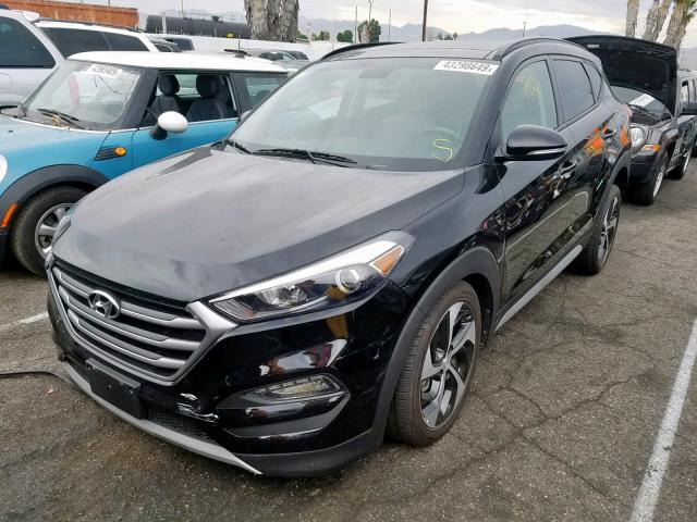 KM8J33A28JU822709 - 2018 HYUNDAI TUCSON VAL BLACK photo 2