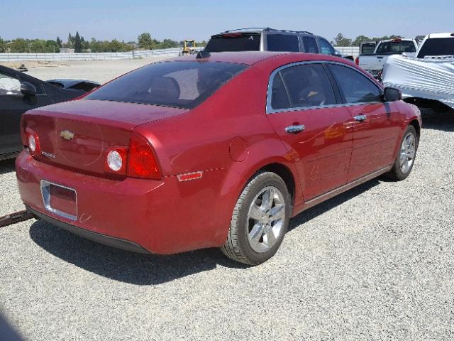 1G1ZD5E07CF338801 - 2012 CHEVROLET MALIBU 2LT RED photo 4