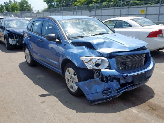 1B3HB48B17D113194 - 2007 DODGE CALIBER SX BLUE photo 1