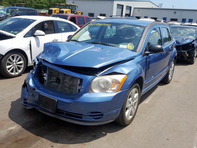 1B3HB48B17D113194 - 2007 DODGE CALIBER SX BLUE photo 2