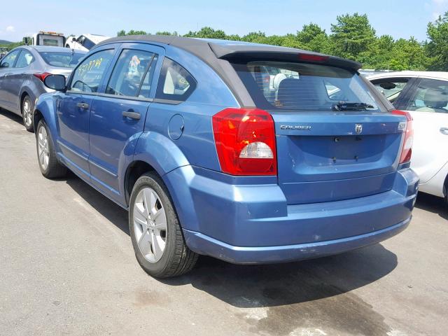 1B3HB48B17D113194 - 2007 DODGE CALIBER SX BLUE photo 3