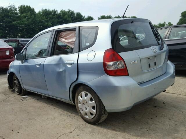 JHMGD38467S036929 - 2007 HONDA FIT BLUE photo 4