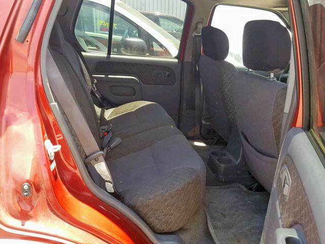 5N1ED28T41C541889 - 2001 NISSAN XTERRA XE RED photo 6