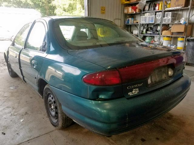 1FAFP66L0WK266325 - 1998 FORD CONTOUR LX TURQUOISE photo 3