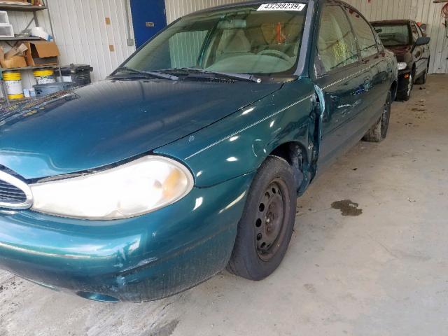 1FAFP66L0WK266325 - 1998 FORD CONTOUR LX TURQUOISE photo 9