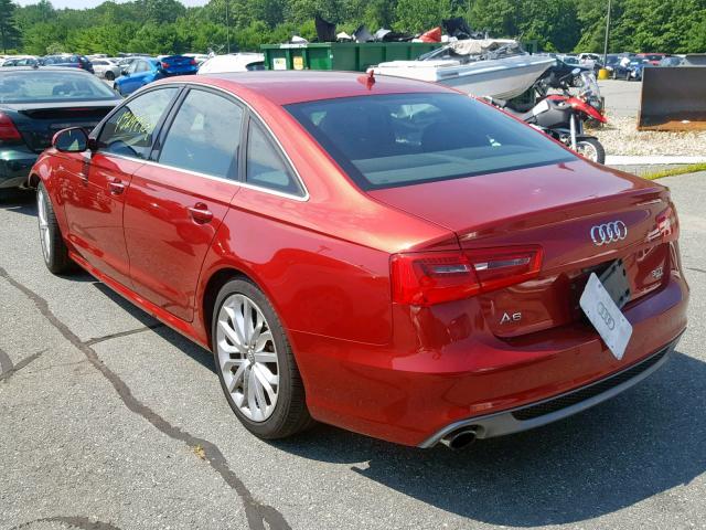 WAUHGAFC2CN084686 - 2012 AUDI A6 PRESTIG RED photo 3