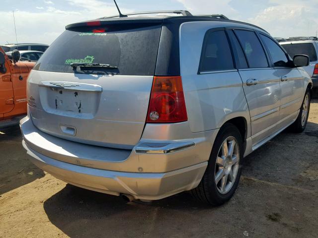 2A8GF78X08R664431 - 2008 CHRYSLER PACIFICA L SILVER photo 4