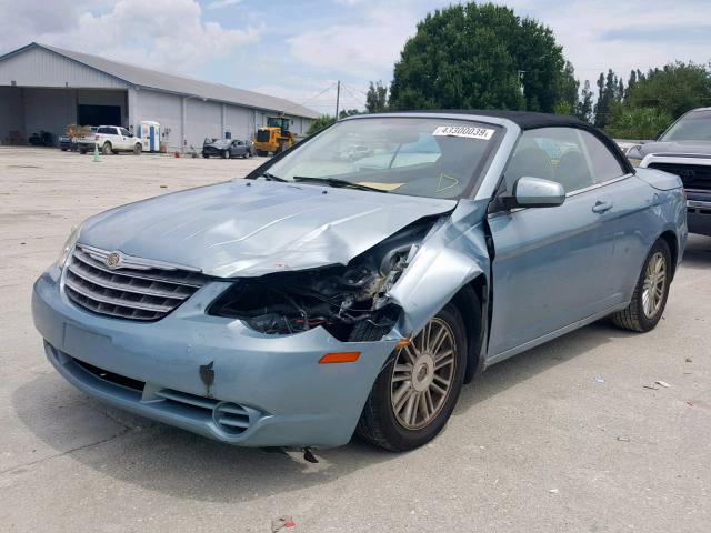 1C3LC55D39N515544 - 2009 CHRYSLER SEBRING TO BLUE photo 2