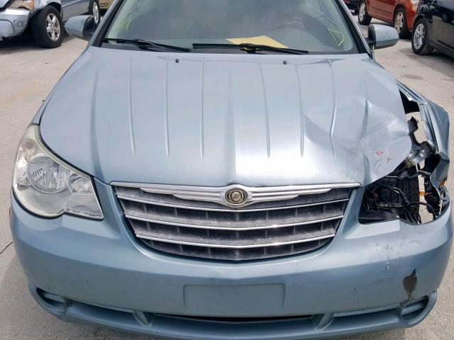 1C3LC55D39N515544 - 2009 CHRYSLER SEBRING TO BLUE photo 7