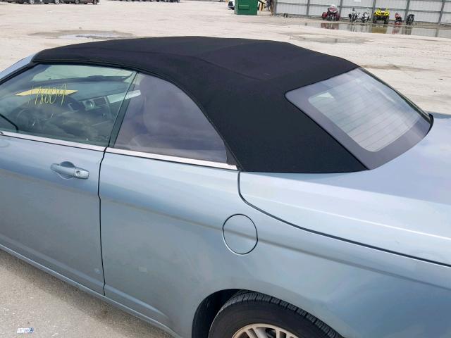 1C3LC55D39N515544 - 2009 CHRYSLER SEBRING TO BLUE photo 9