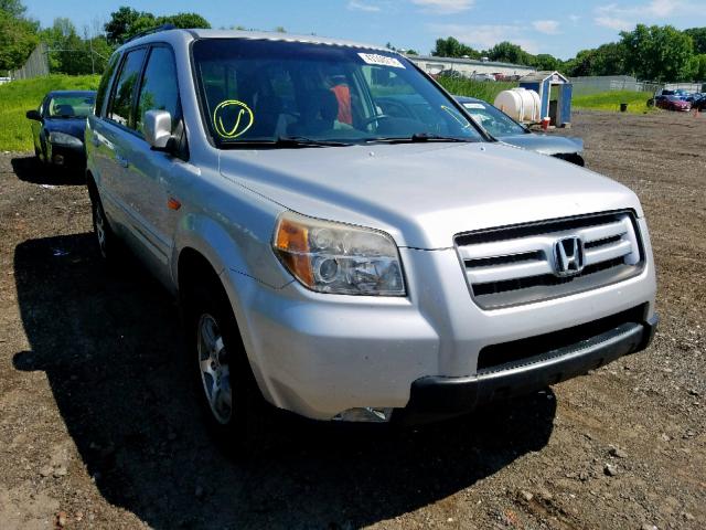 5FNYF18358B042795 - 2008 HONDA PILOT SE SILVER photo 1