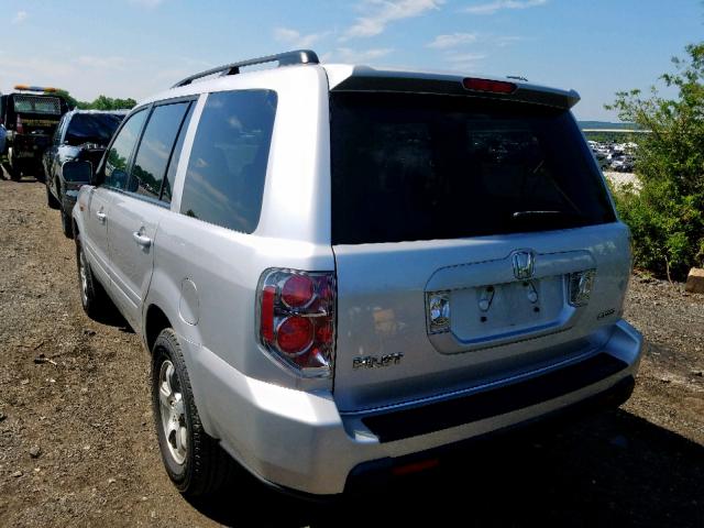 5FNYF18358B042795 - 2008 HONDA PILOT SE SILVER photo 3