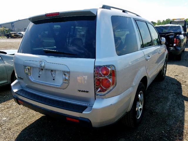 5FNYF18358B042795 - 2008 HONDA PILOT SE SILVER photo 4