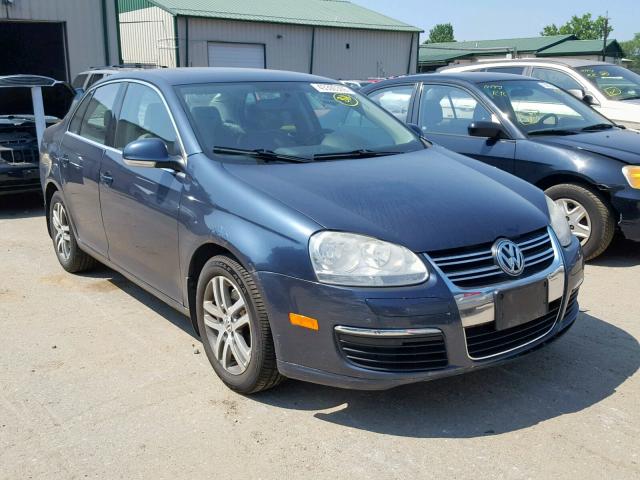 3VWDF71K06M658302 - 2006 VOLKSWAGEN JETTA 2.5L BLUE photo 1